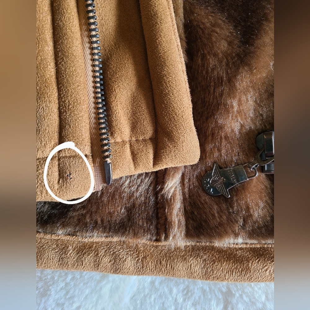 T. Shearling Reportage R.G.A. Italy Style coat 🤎 - Picture 16 of 16